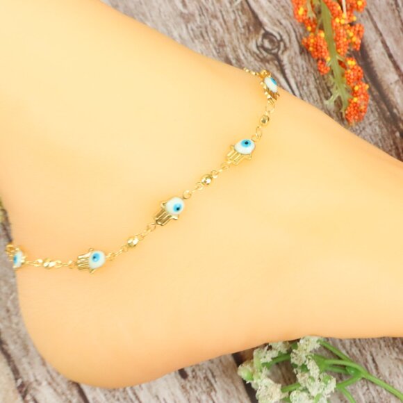 "Dainty Anklet for Women – Elegant Everyday Jewelry & Perfect Gift | MLCRC1436 - Picture 5 of 10